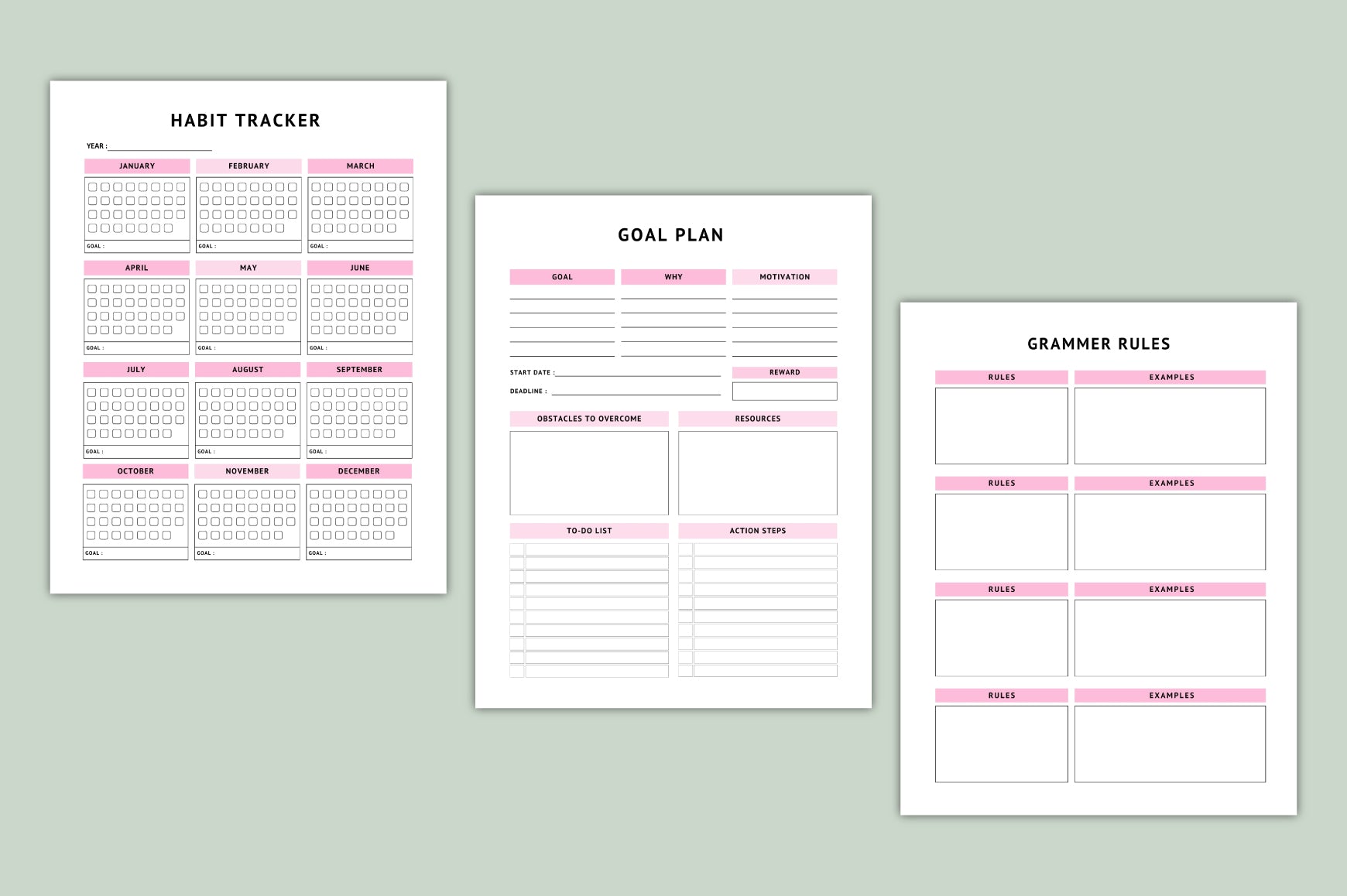 Language Skills Progress Journal
