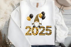 New Year Gnomes 2025 Clipart Bundle 3 - CraftNest - Digital Crafting and Art