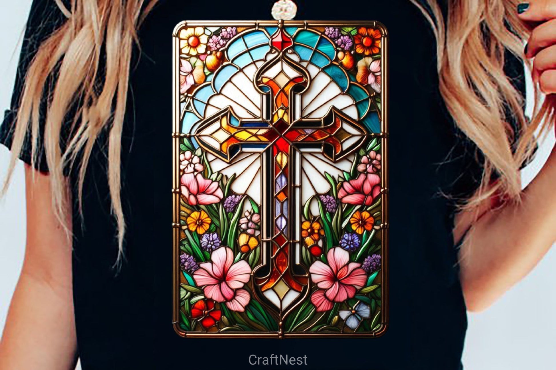 Stained Glass Cross Tarot Card Clipart Bundle 9 - CraftNest - Digital Crafting and Art