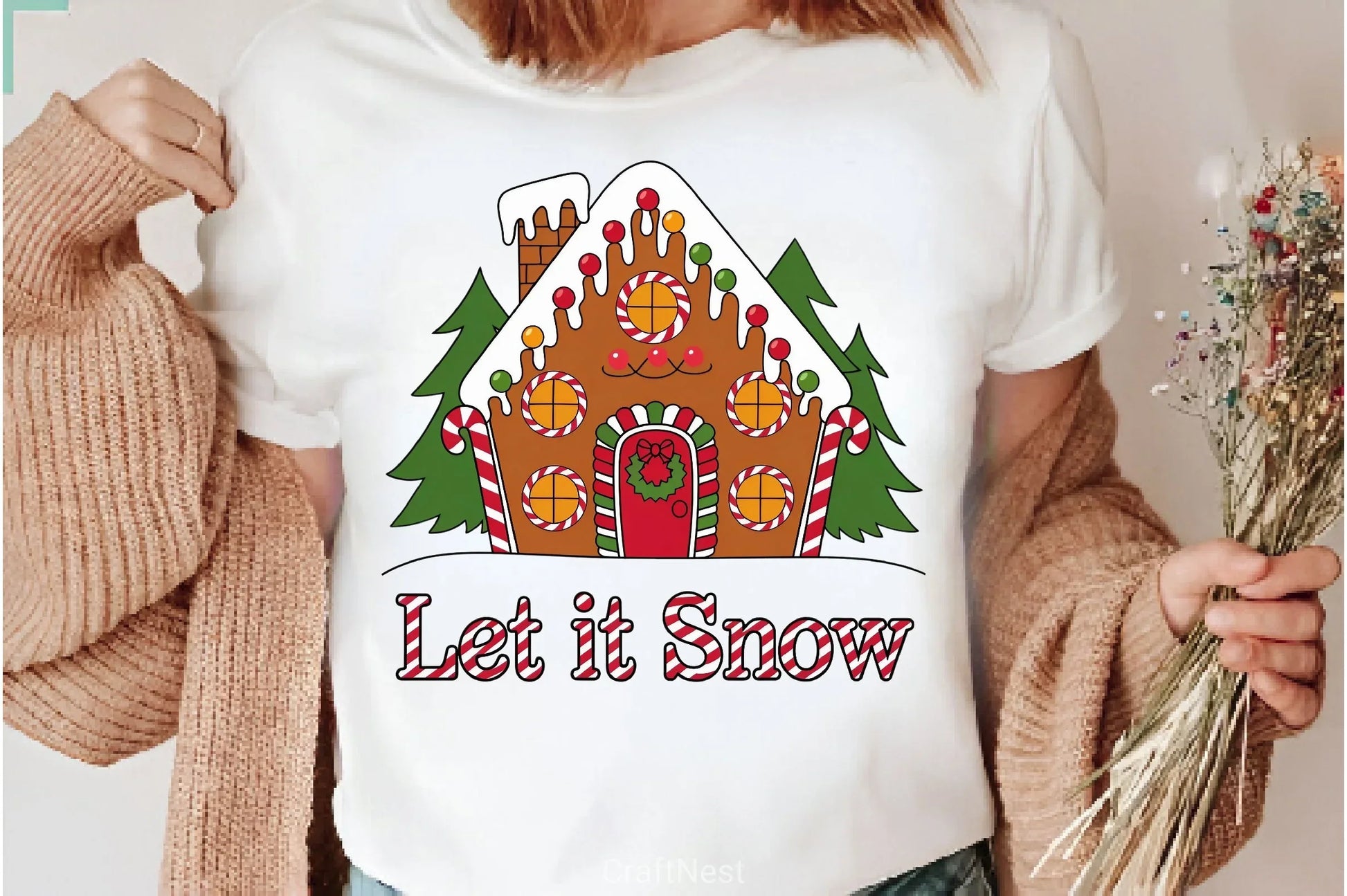 Let It Snow Vintage Christmas Clipart Bundle - CraftNest - Digital Crafting and Art