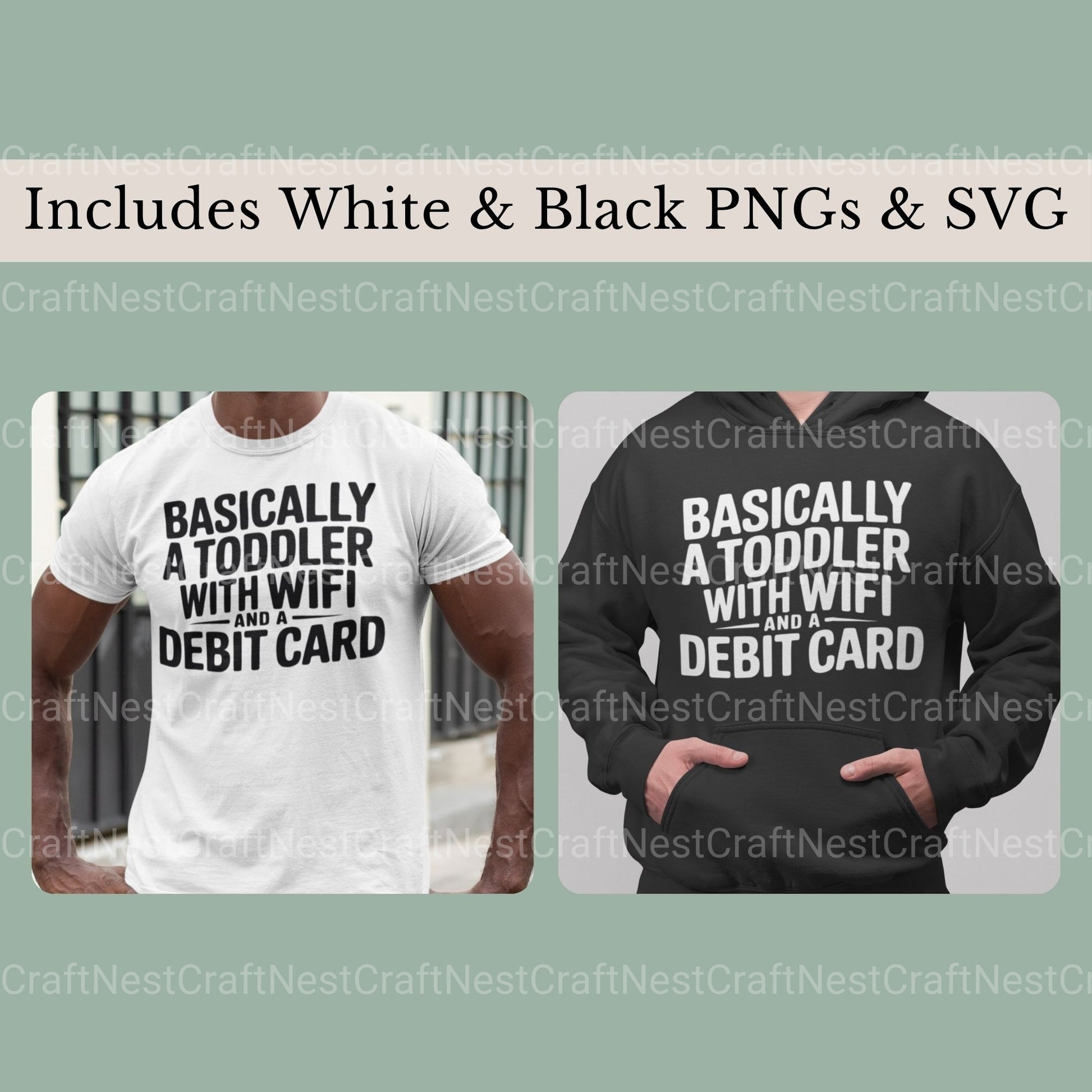 Basically A Toddler SVG Bundle - CraftNest - Digital Crafting and Art