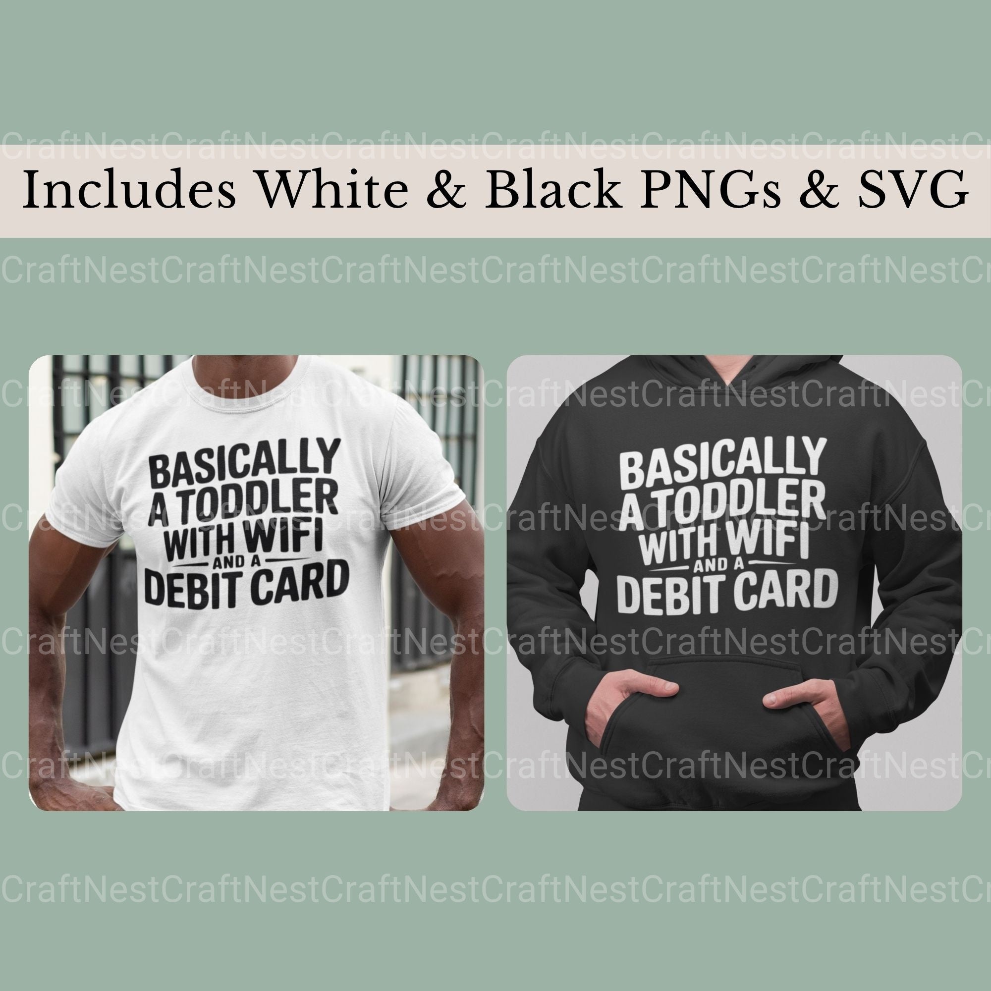 Basically A Toddler SVG Bundle - CraftNest - Digital Crafting and Art