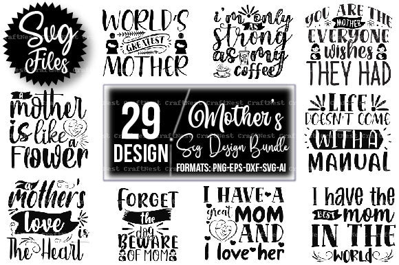 Mother's Design SVG Bundle 1