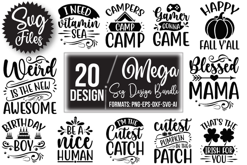Mega SVG Bundle - CraftNest - Digital Crafting and Art