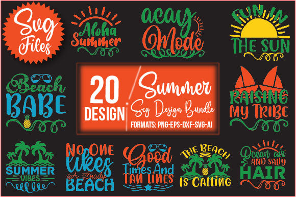 Summer SVG Bundle - CraftNest - Digital Crafting and Art