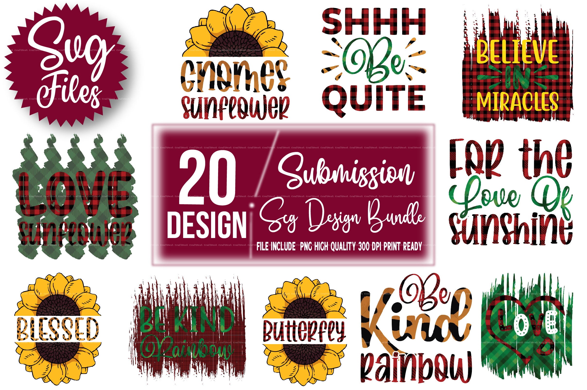 Sublimation Design Clipart Bundle