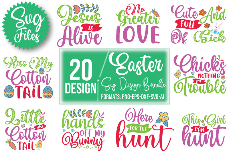 Easter SVG Bundle 2 - CraftNest - Digital Crafting and Art