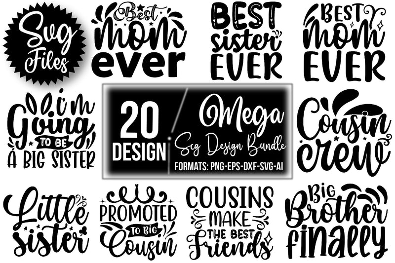 Mega SVG Bundle 1 - CraftNest - Digital Crafting and Art