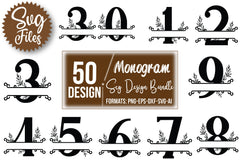 Number SVG Bundle 1 - CraftNest - Digital Crafting and Art