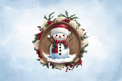 Christmas Cozy Snowman Clipart Bundle - CraftNest - Digital Crafting and Art