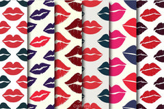 Kisses Xoxo Love Digital Paper - CraftNest - Digital Crafting and Art