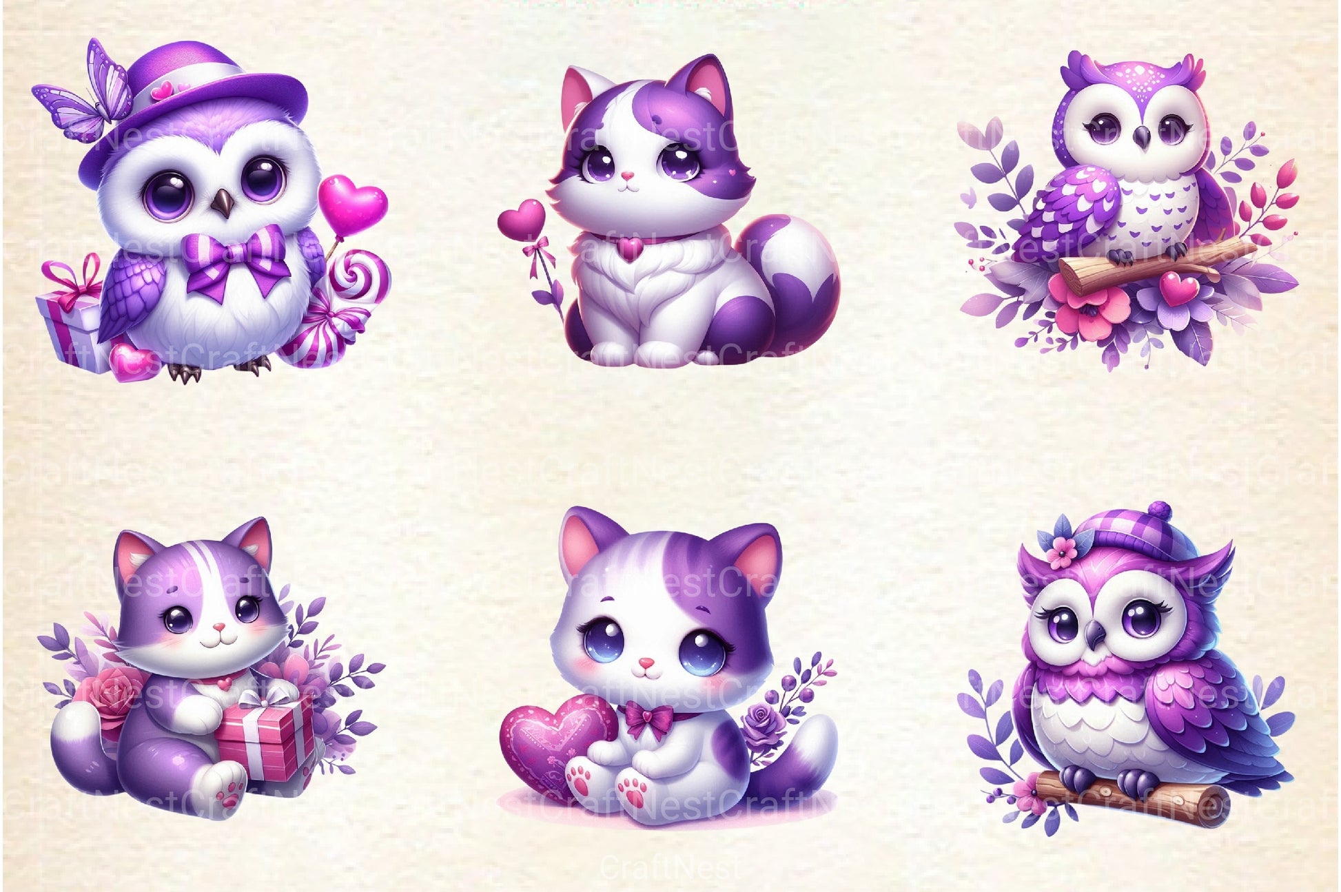 Valentine's Day Clipart Bundle 28 - CraftNest - Digital Crafting and Art