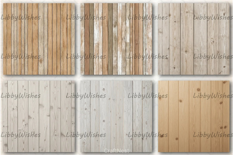 Light Wood Background Papers - CraftNest - Digital Crafting and Art