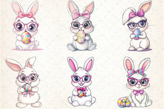 Funny Bunny Clipart Bundle - CraftNest - Digital Crafting and Art