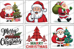 Retro Christmas Clipart Bundle 9 - CraftNest - Digital Crafting and Art