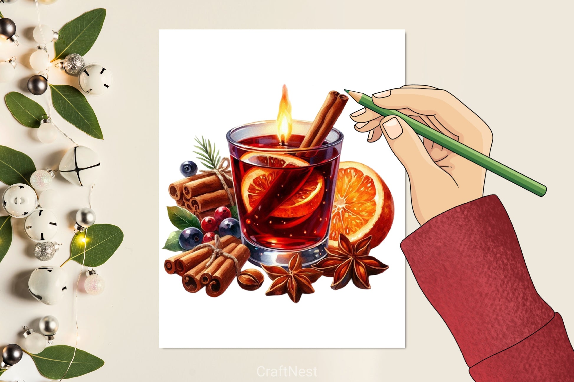 Mulled Wine Clipart Bundle - CraftNest - Digital Crafting and Art