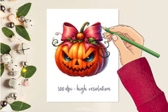 Nasty Pumpkin Halloween Pumpkin Clipart Bundle - CraftNest - Digital Crafting and Art