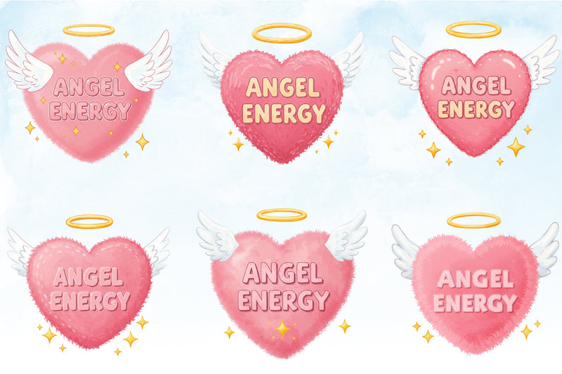 Heart Angel Wings Clipart Bundle - CraftNest - Digital Crafting and Art