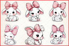 Bunny Clipart Bundle - CraftNest - Digital Crafting and Art