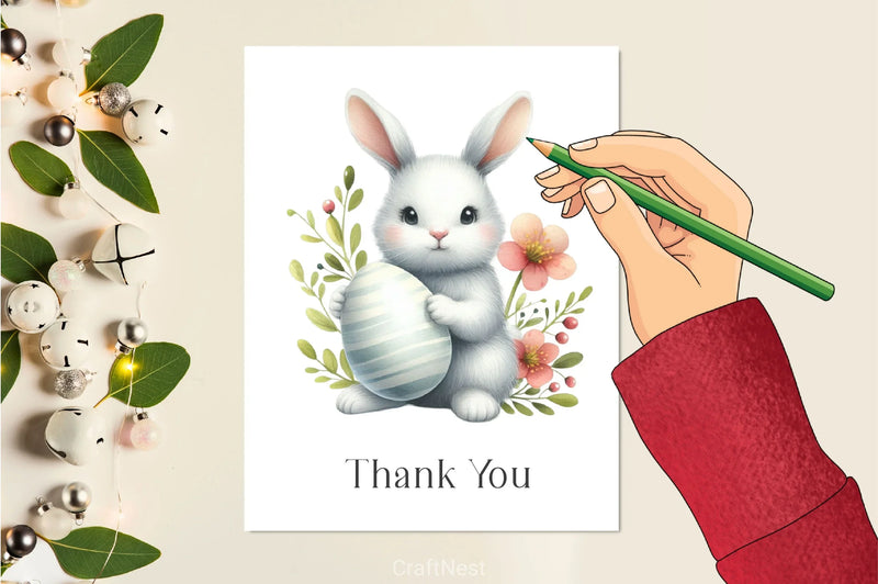 Easter Bunny Clipart Bundle 27 - CraftNest - Digital Crafting and Art