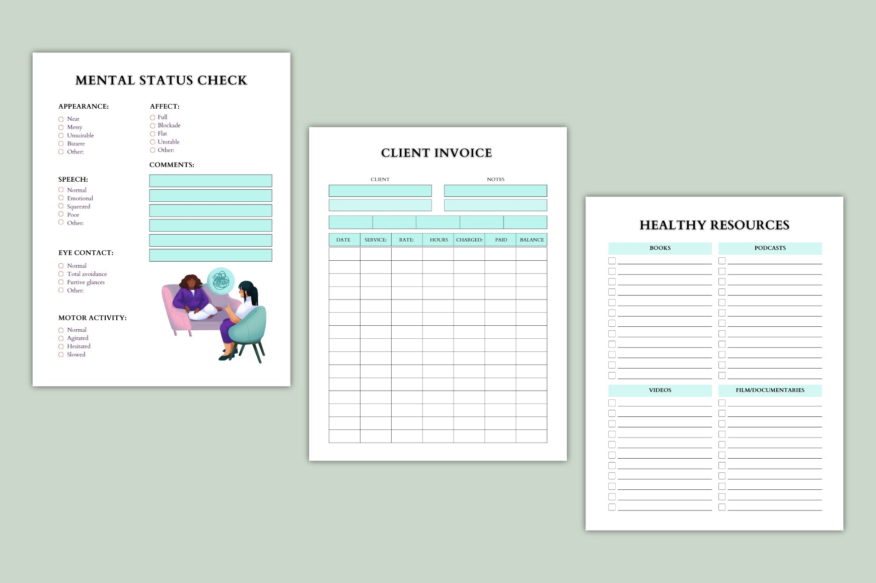 Therapy Resource Workbook