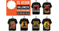 Halloween T-Shirt SVG Bundle - CraftNest - Digital Crafting and Art