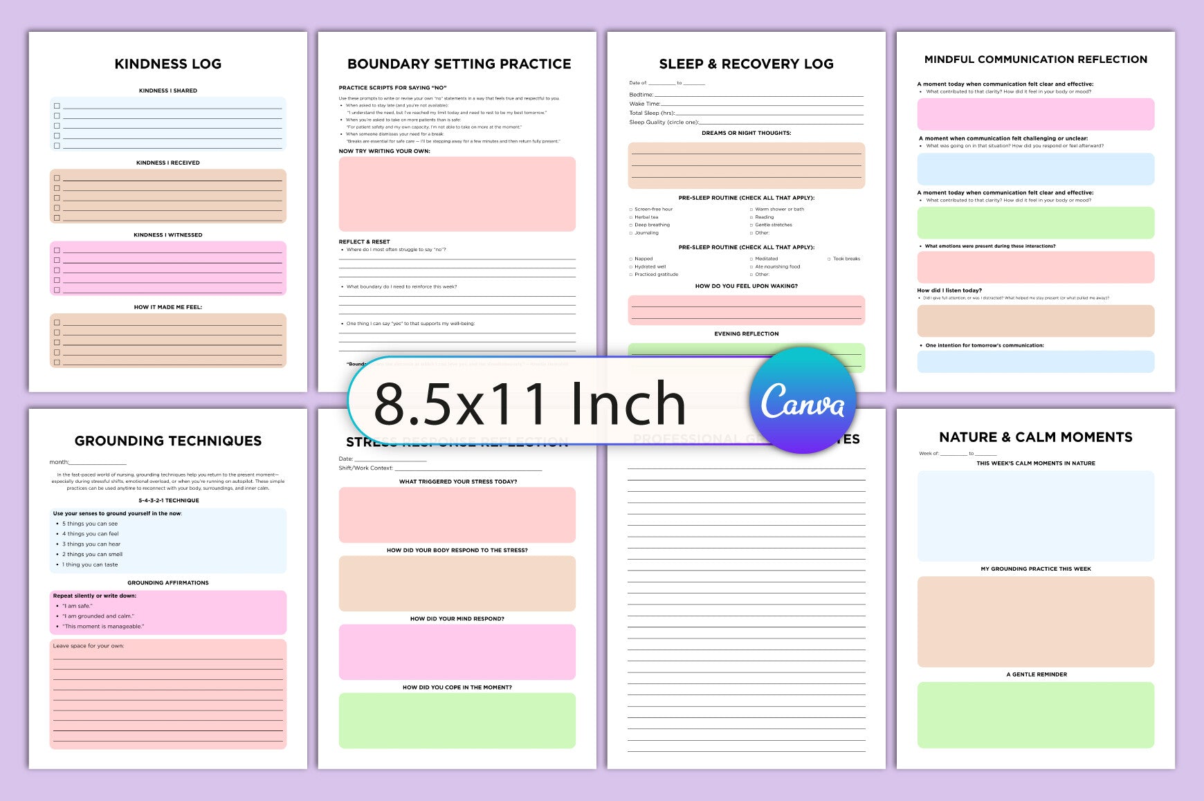 Mindful Nurses Planner