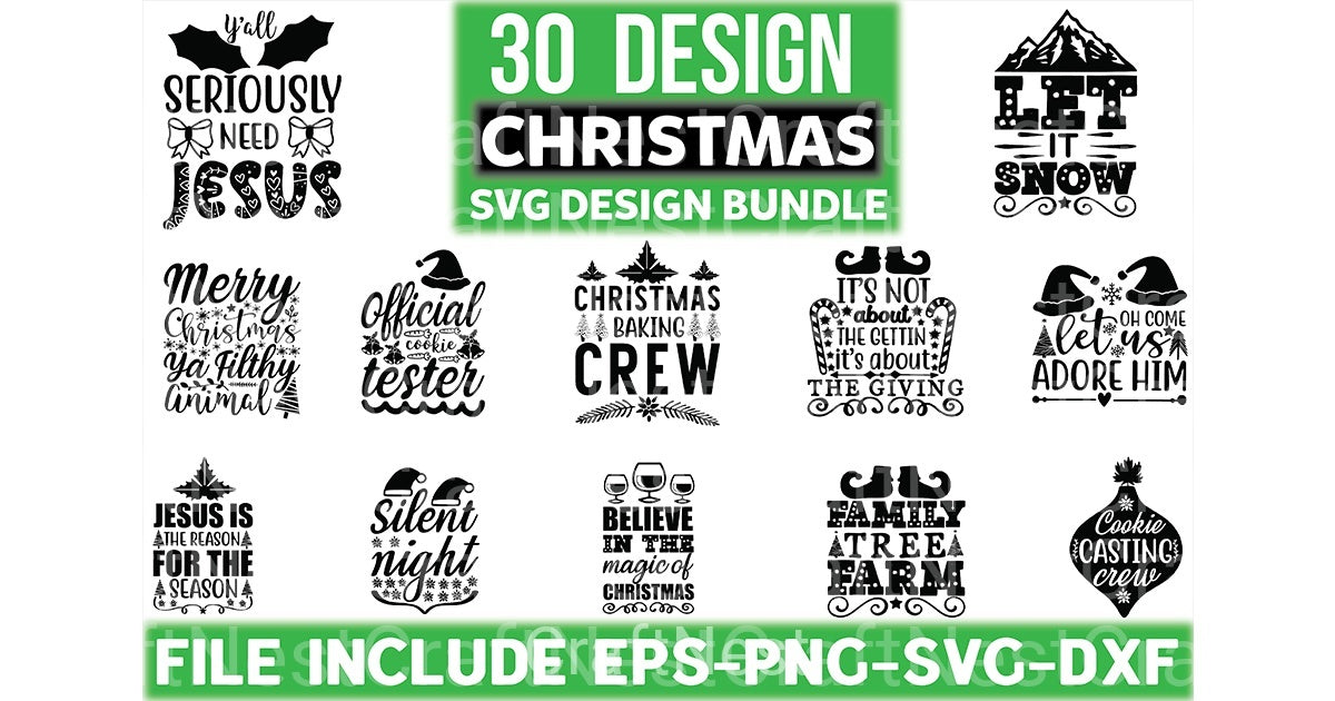 Christmas Bundle 4 - CraftNest - Digital Crafting and Art