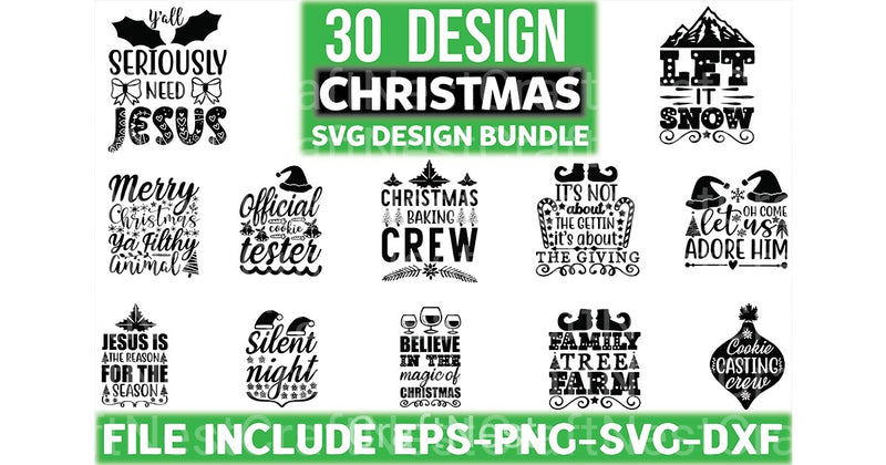 Christmas Bundle 4 - CraftNest - Digital Crafting and Art