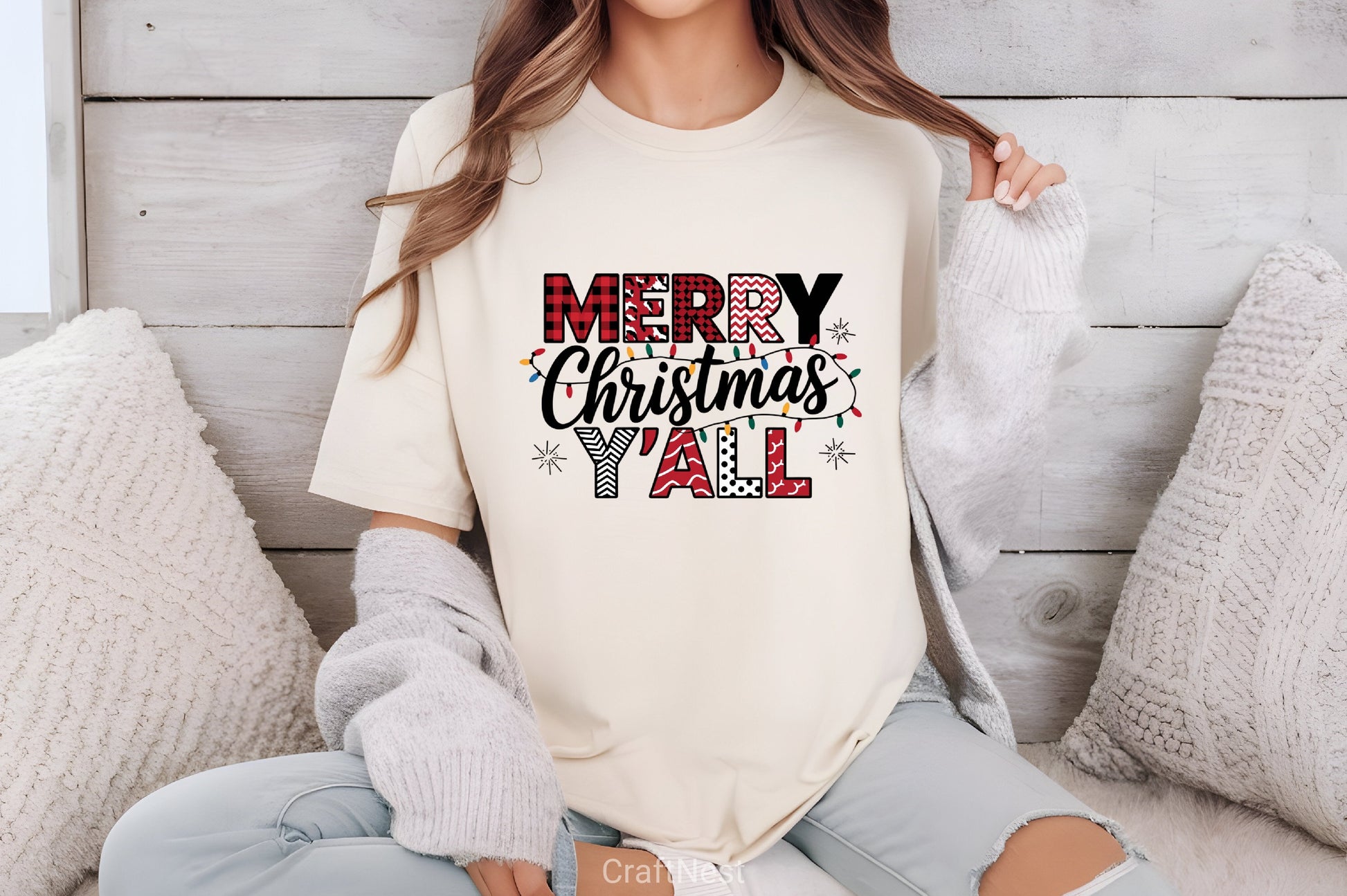 Merry Christmas Y'All Clipart Bundle - CraftNest - Digital Crafting and Art