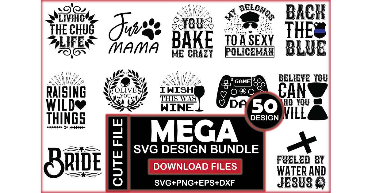 Mega SVG Bundle 8 - CraftNest - Digital Crafting and Art