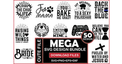 Mega SVG Bundle 8 - CraftNest - Digital Crafting and Art