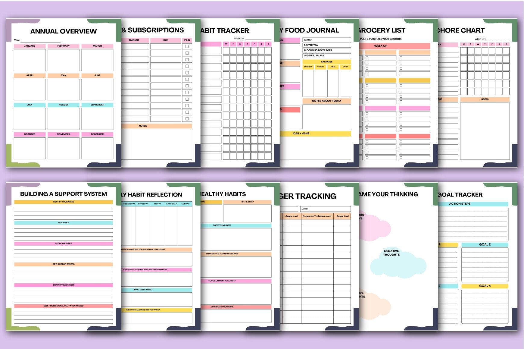 Thriving and Striving Planner for Success