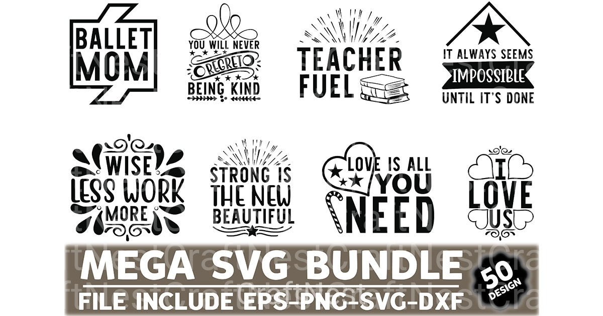 Mega Design Bundle - CraftNest - Digital Crafting and Art