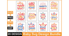 Baby 20 SVG Bundle 1 - CraftNest - Digital Crafting and Art