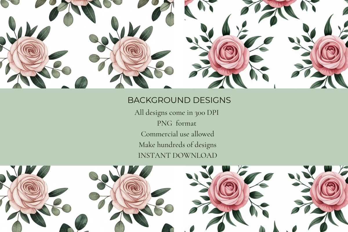 Blush Roses Seamless Papers