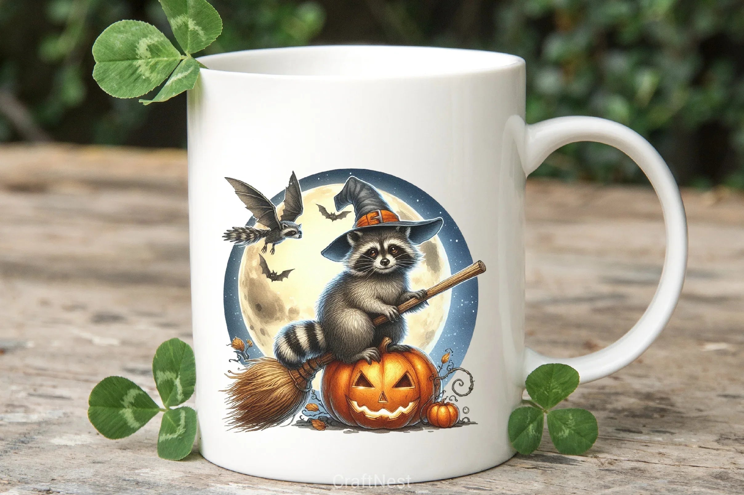 Halloween Raccoon Clipart Bundle 4 - CraftNest - Digital Crafting and Art