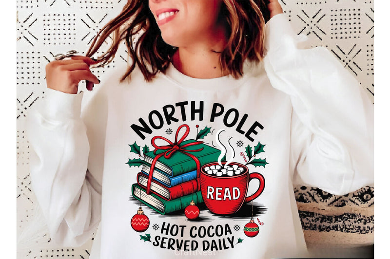 All Booked For Christmas Christmas Clipart Bundle 1 - CraftNest - Digital Crafting and Art