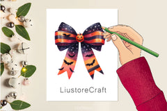 Halloween Bow Ribbon Clipart Bundle 2 - CraftNest - Digital Crafting and Art