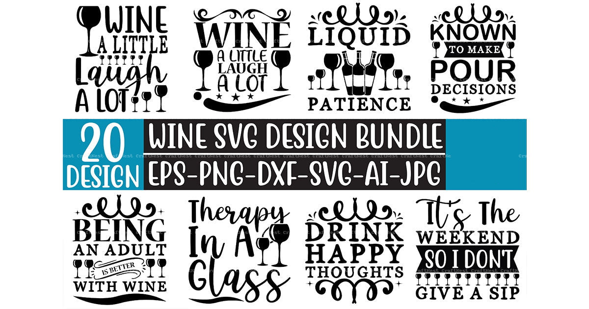 Wine Design SVG Bundle