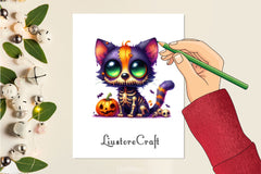 Cute Zombie Cat Clipart Bundle 2 - CraftNest - Digital Crafting and Art