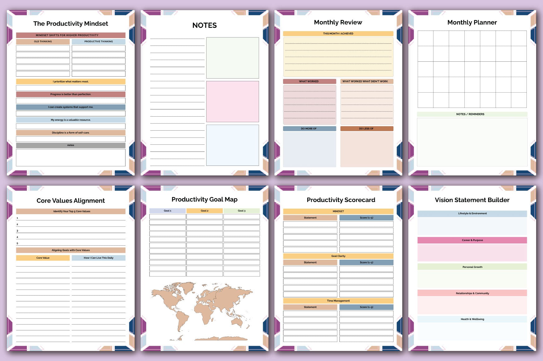 Productivity Playbook Planner