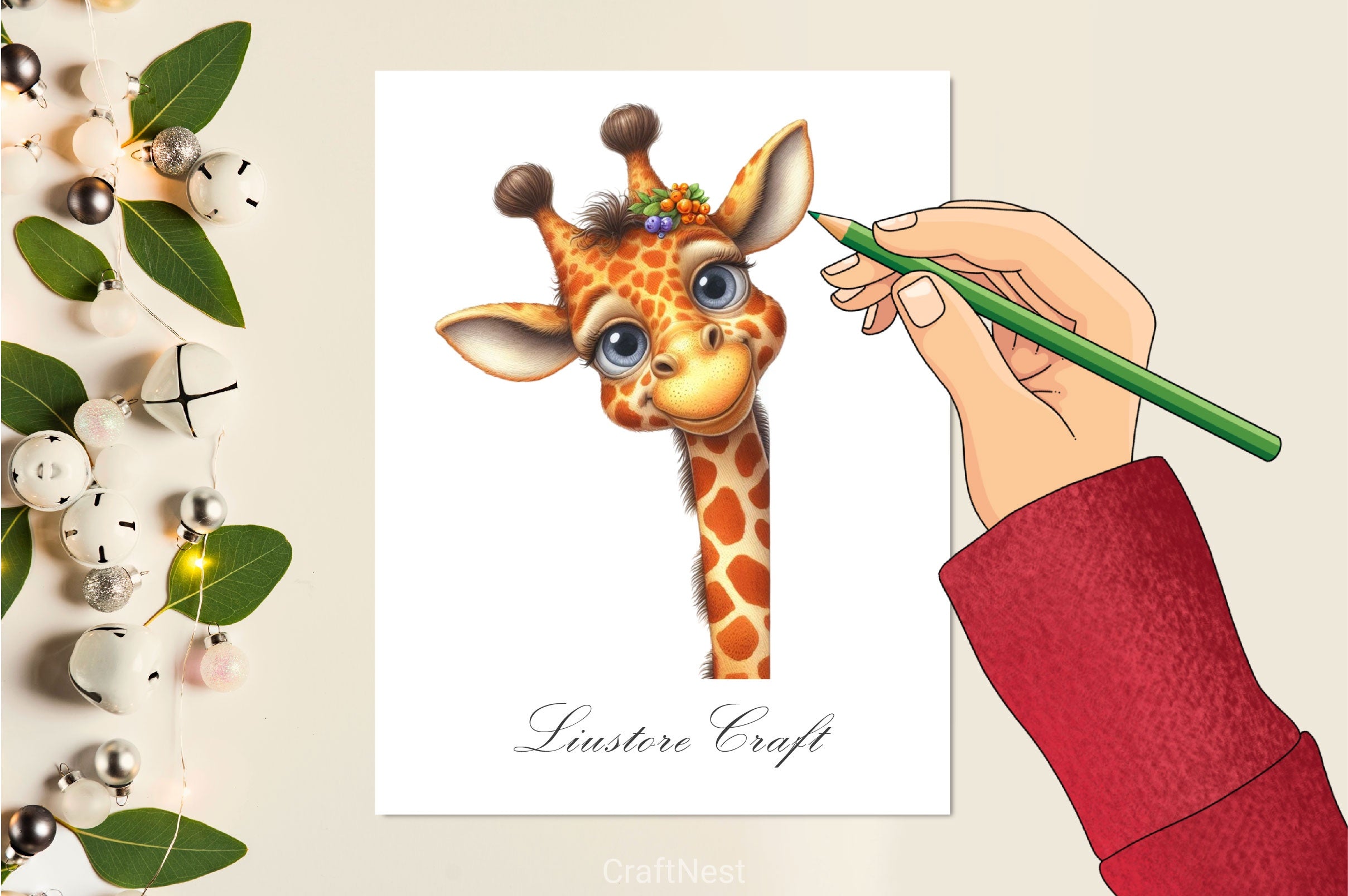 Animals Peeking Around Corner Clipart Bundle 2 - CraftNest - Digital Crafting and Art