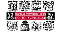 Valentine’s Day SVG Bundle 1 - CraftNest - Digital Crafting and Art