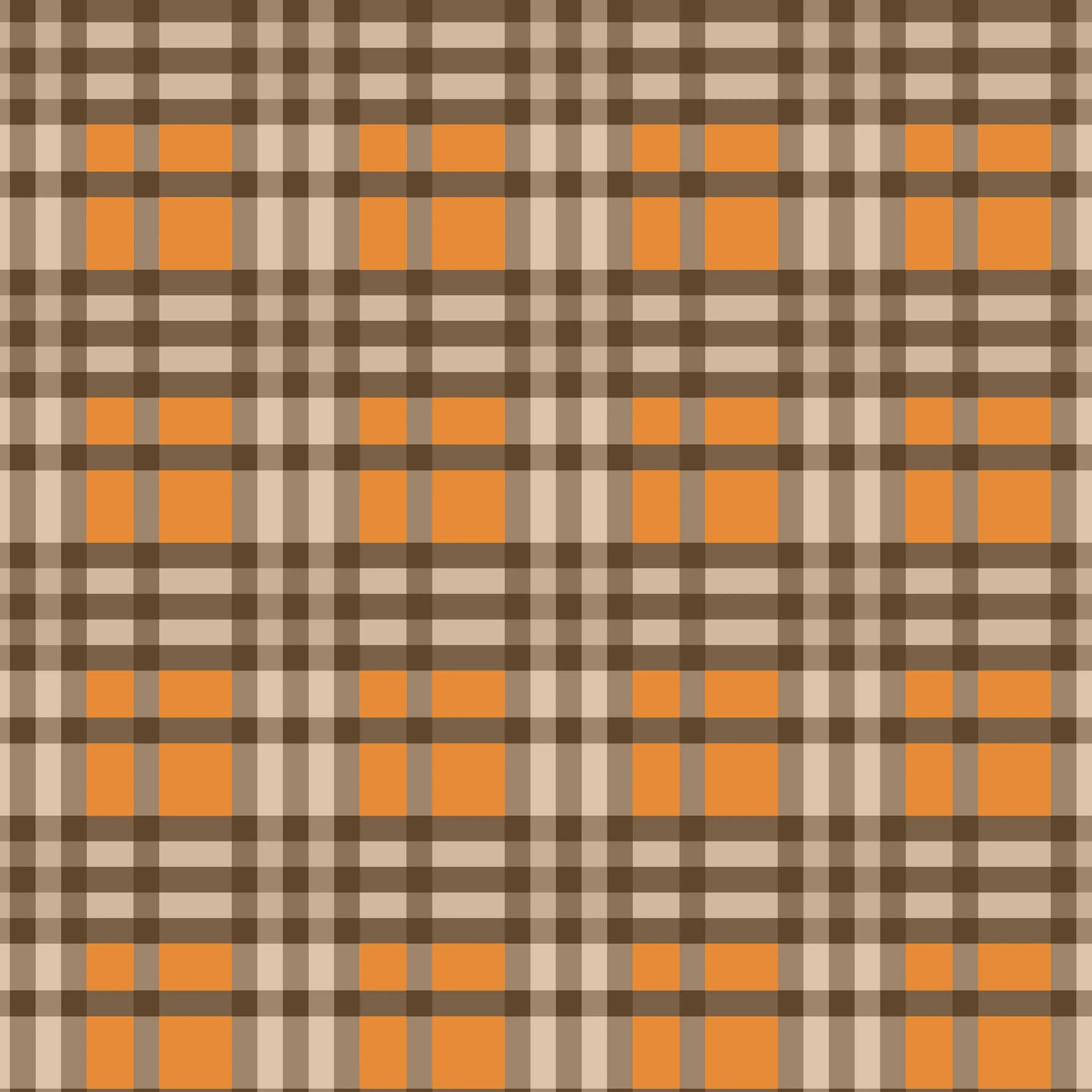 Fall Plaid Seamless Digital Paper - CraftNest - Digital Crafting and Art