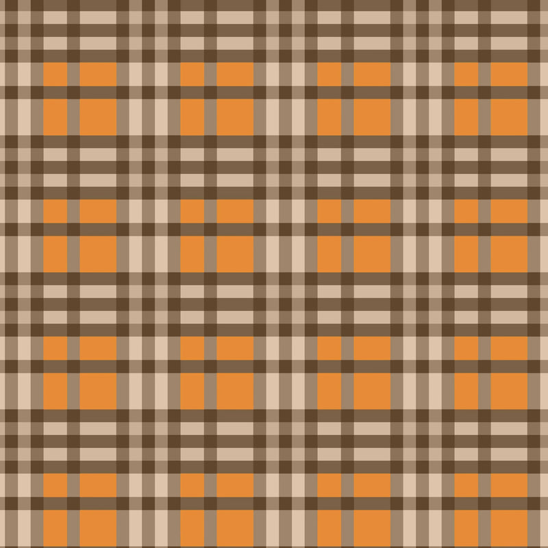 Fall Plaid Seamless Digital Paper - CraftNest - Digital Crafting and Art