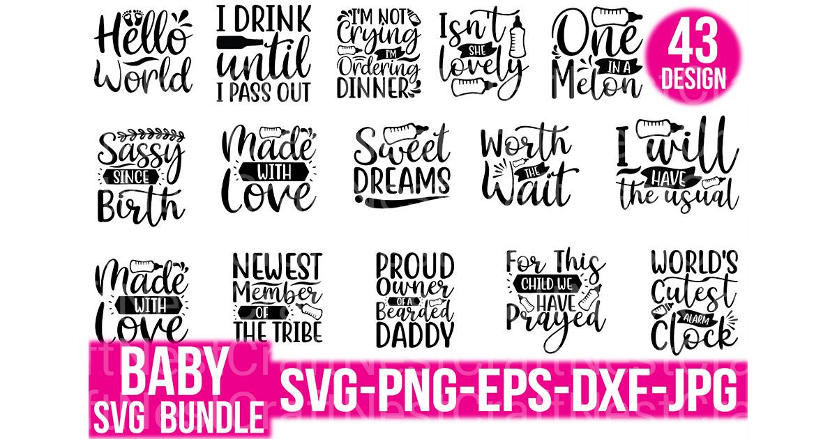 Baby SVG Bundle - CraftNest - Digital Crafting and Art