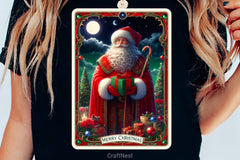 Christmas Santa Claus Tarot Card Clipart Bundle - CraftNest - Digital Crafting and Art