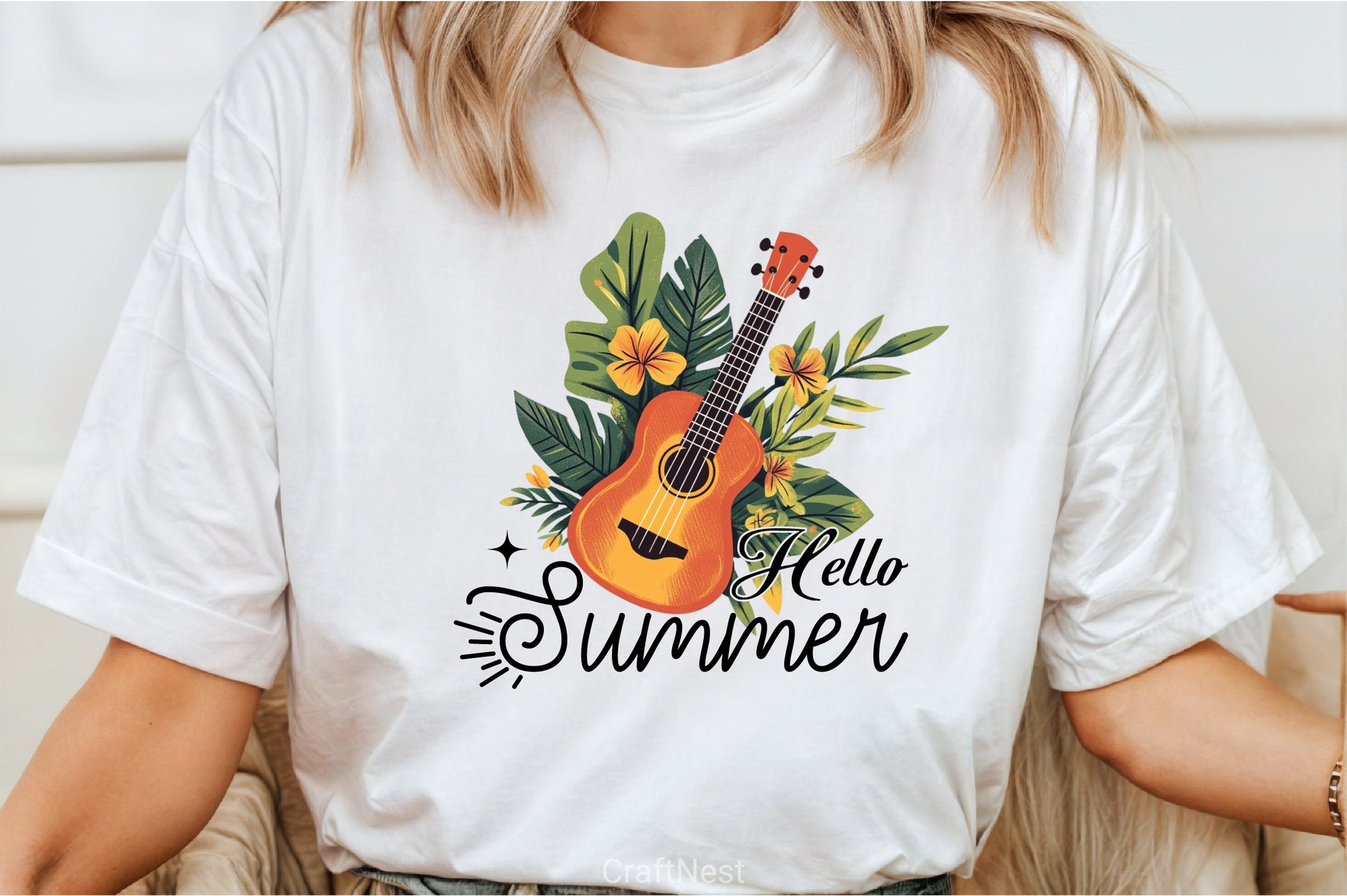 Hello Summer Guitar Clipart Bundle - CraftNest - Digital Crafting and Art