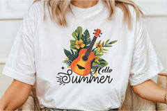 Hello Summer Guitar Clipart Bundle - CraftNest - Digital Crafting and Art